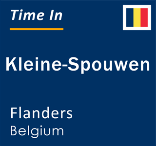 Current local time in Kleine-Spouwen, Flanders, Belgium