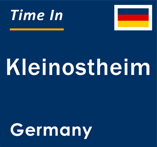 Current local time in Kleinostheim, Germany