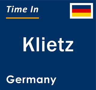 Current local time in Klietz, Germany