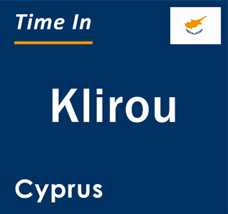 Current local time in Klirou, Cyprus
