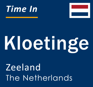 Current local time in Kloetinge, Zeeland, The Netherlands