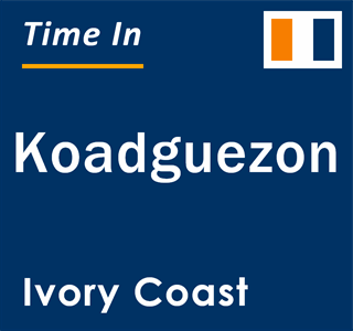 Current local time in Koadguezon, Ivory Coast