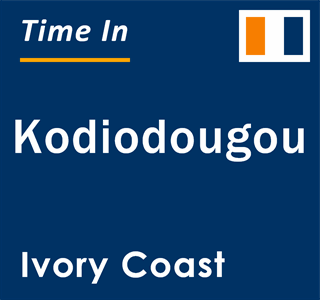 Current local time in Kodiodougou, Ivory Coast