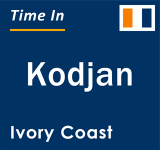 Current local time in Kodjan, Ivory Coast