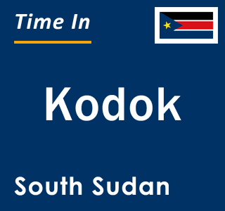 Current local time in Kodok, South Sudan