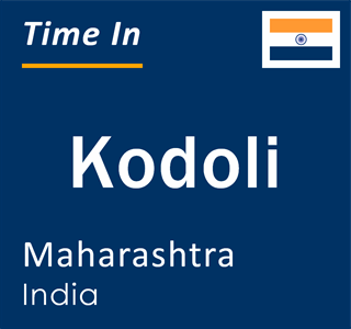 Current local time in Kodoli, Maharashtra, India