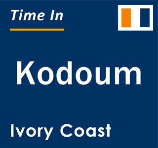 Current local time in Kodoum, Ivory Coast