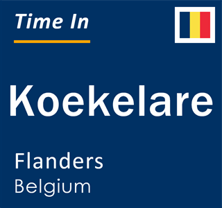 Current local time in Koekelare, Flanders, Belgium