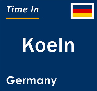 Current local time in Koeln, Germany