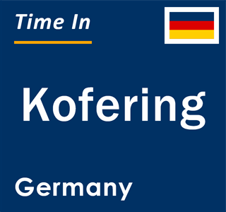 Current local time in Kofering, Germany