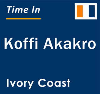 Current local time in Koffi Akakro, Ivory Coast