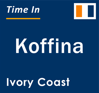 Current local time in Koffina, Ivory Coast