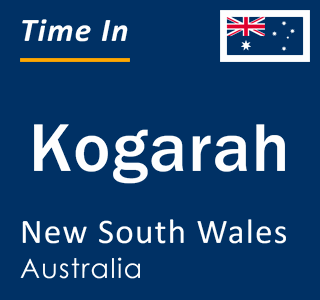 Current local time in Kogarah, New South Wales, Australia