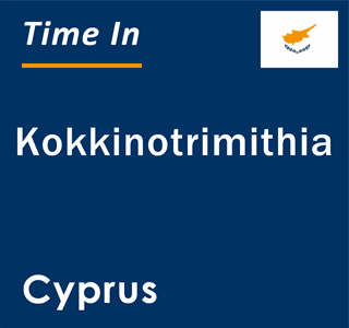 Current local time in Kokkinotrimithia, Cyprus