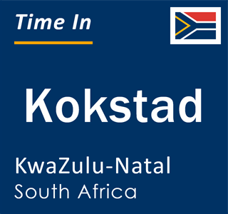 Current time in Kokstad, KwaZulu-Natal, South Africa