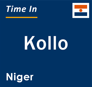 Current local time in Kollo, Niger
