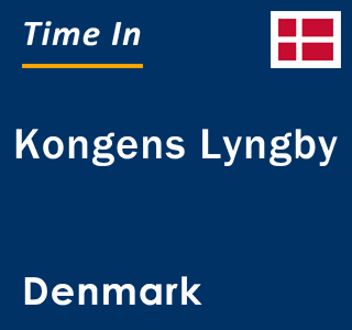 Current local time in Kongens Lyngby, Denmark