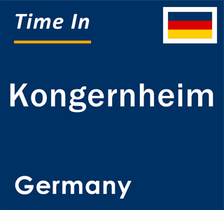 Current local time in Kongernheim, Germany