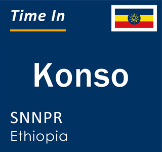 Current local time in Konso, SNNPR, Ethiopia