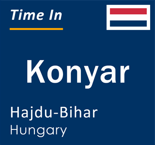 Current local time in Konyar, Hajdu-Bihar, Hungary