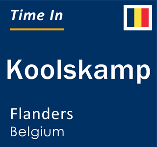 Current local time in Koolskamp, Flanders, Belgium