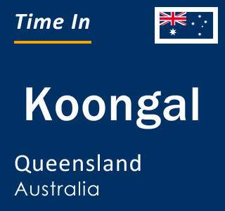 Current local time in Koongal, Queensland, Australia