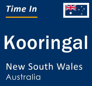 Current local time in Kooringal, New South Wales, Australia