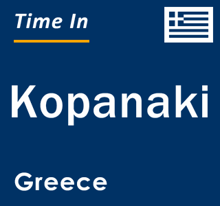 Current local time in Kopanaki, Greece