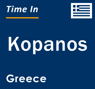 Current local time in Kopanos, Greece