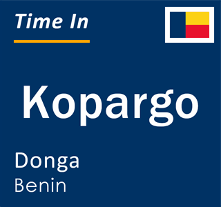 Current local time in Kopargo, Donga, Benin