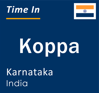 Current local time in Koppa, Karnataka, India