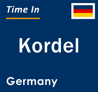 Current local time in Kordel, Germany