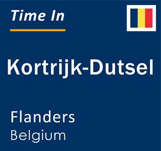 Current local time in Kortrijk-Dutsel, Flanders, Belgium