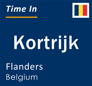 Current local time in Kortrijk, Flanders, Belgium