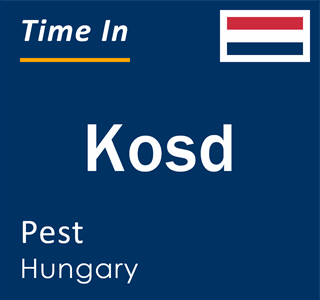 Current local time in Kosd, Pest, Hungary