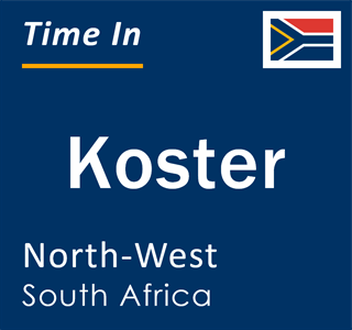 Current local time in Koster, North-West, South Africa