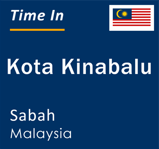 Current time in Kota Kinabalu, Sabah, Malaysia