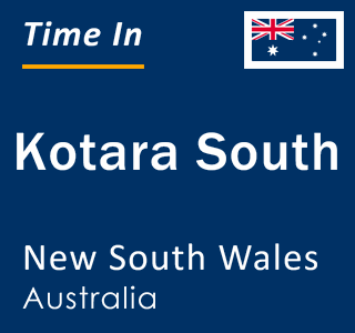 Current local time in Kotara South, New South Wales, Australia
