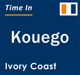 Current local time in Kouego, Ivory Coast