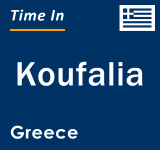 Current Local Time in Koufalia, Greece