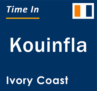 Current local time in Kouinfla, Ivory Coast