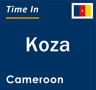 Current local time in Koza, Cameroon