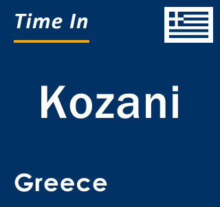 Current local time in Kozani, Greece