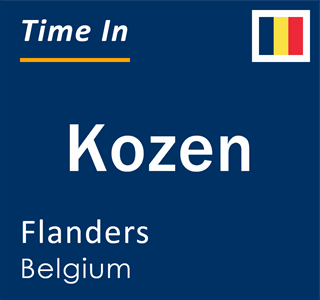 Current local time in Kozen, Flanders, Belgium