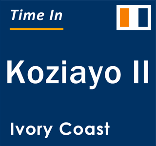 Current local time in Koziayo II, Ivory Coast