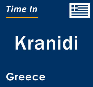 Current local time in Kranidi, Greece