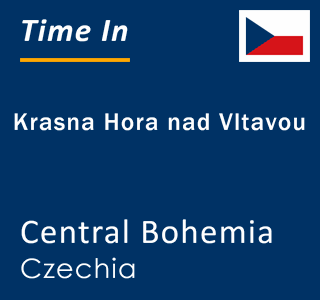 Current local time in Krasna Hora nad Vltavou, Central Bohemia, Czechia