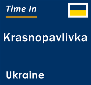 Current local time in Krasnopavlivka, Ukraine