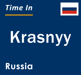 Current local time in Krasnyy, Russia