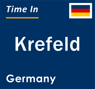 Current local time in Krefeld, Germany